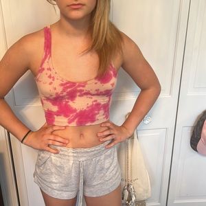 Urban outfitters out from under lounge trendy tie die tank top lightly worn.